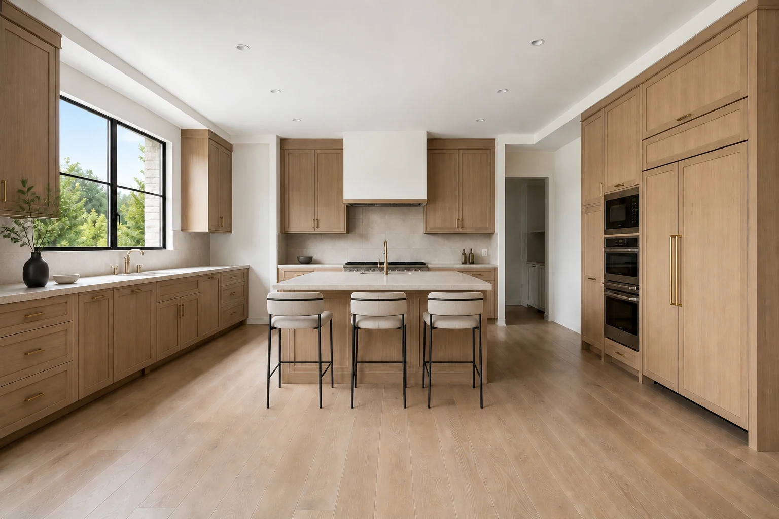 Tailored Chef Kitchen after staging in Contemporary Luxe style